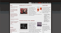 Desktop Screenshot of alien8recordings.com